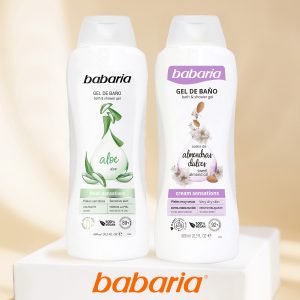 شامپو بدن باباریا babaria مدل عصاره آلوورا ALOE حجم 600 میل